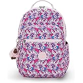 Kipling Women's Seoul Prt 15" Laptop Backpack, Durable, Roomy with Padded Shoulder Straps, Built-In Protective Sleeve