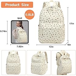 Bluboon Backpack for School Girls Women, Cute