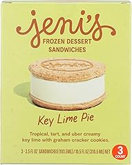 Jenis Splendid Ice Creams Key Lime Pie Frozen Dessert Sandwich 3 Count, 10.5 FZ