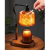 CaHomet 3-in-1 Candle Warmer Lamp with Timer Dimmable, Himalayan Salt Lamp & Passive Diffuser, Gifts for Women, House Warming