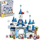 LEGO DUPLO Disney 100 3 in 1 Magic Castle 10998, Building Set for Family Play with 5 Disney Figures Including Mickey Mouse and Friends, Disney Christmas Set for Kids and Toddlers Ages 3 and Up