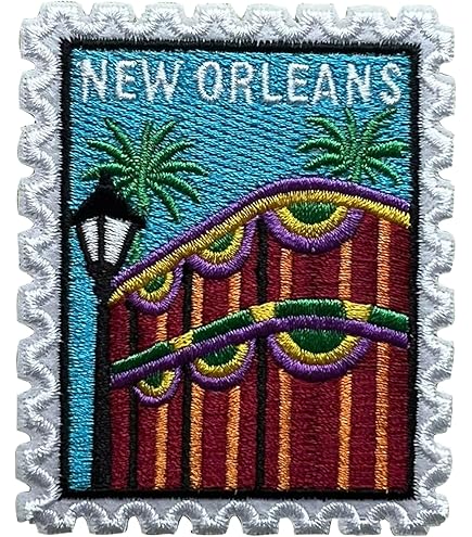 Fundo Bandeira Em Miniatura De Nova Orleans Louisiana Poste De S&iacute;mbolo Nova Orleans Foto E