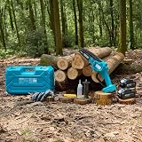 Seesii Mini Cordless Chainsaw 6 Inch 2x4000mAh Batteries Battery Powered view 8