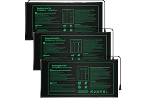 NAMOTEK Seedling Heat Mat, 10" x 20.75" Waterproof Plant Heating Mat, Warm Hydroponic Heating Pad for Indoor Home Gardening Seed Starter,Germination, Greenhouse