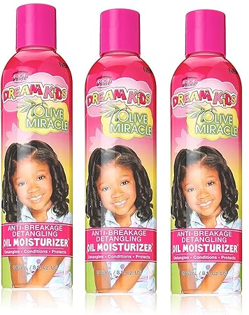 African Pride Dream Kids Olive Miracle Detangling Moisturizing Set