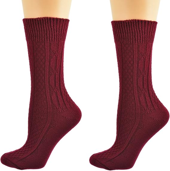 Lipstick Compression Socks For Women Casual Fashion Crew Socks