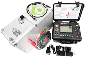 15KV Insulation Tester High Voltage Insulation Resistance Meter Megohmmeter Insulation Resistance 0.01MΩ～50TΩ USB Interface 5