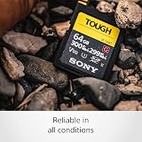 Sony 64GB SDXC TOUGH G Series UHS-II V90 SF64TG Fast PCIe Read 300MB/s view 4