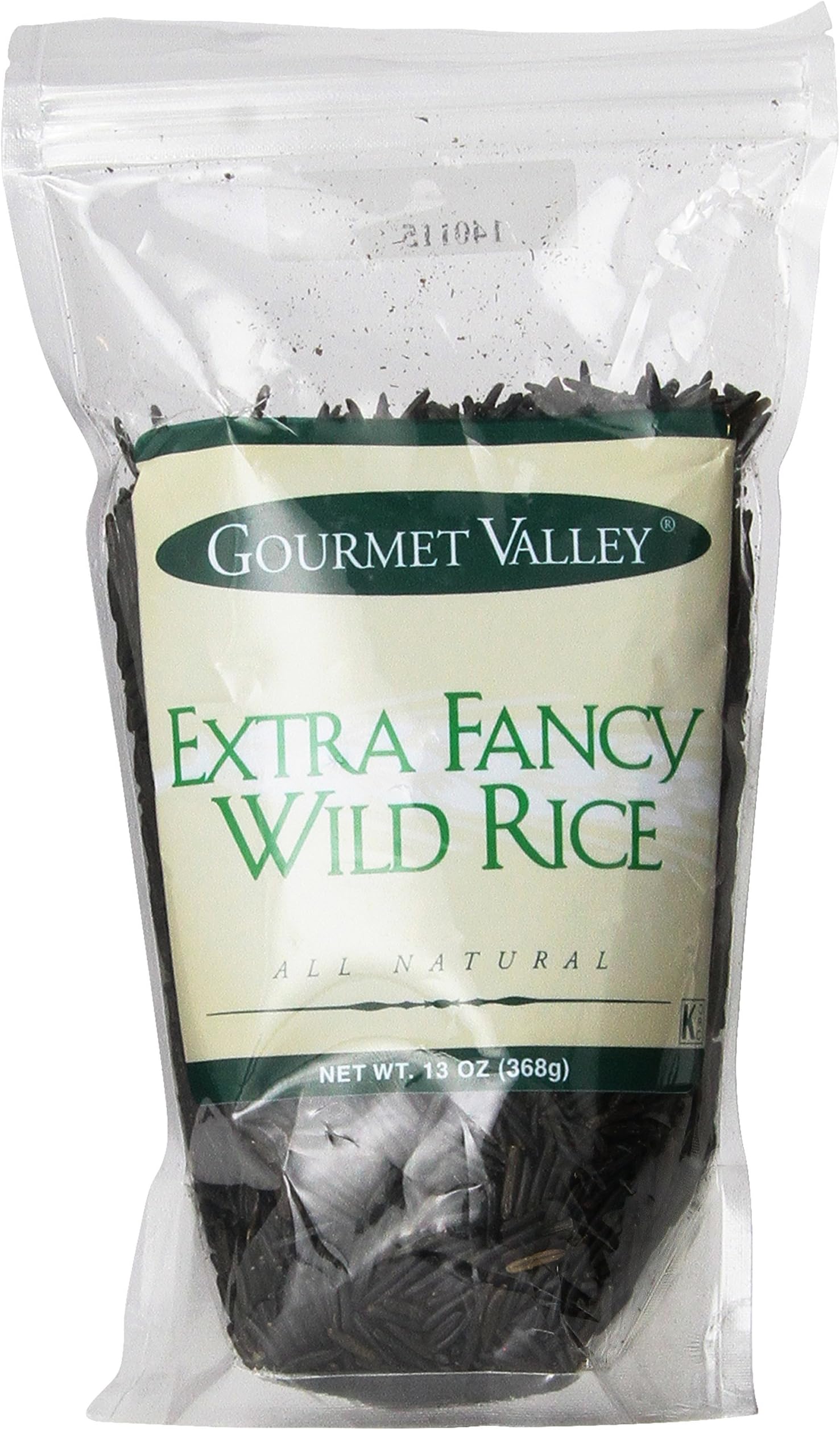 Gourmet Valley Specialty Rice Extra Fancy Wild Rice, 13-Ounce Pouch (Pack of 2)
