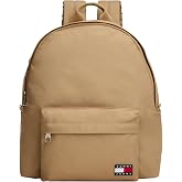 Tommy Jeans Men's Essential Daily Backpack with Adjustable Straps, Dark Dune, One Size