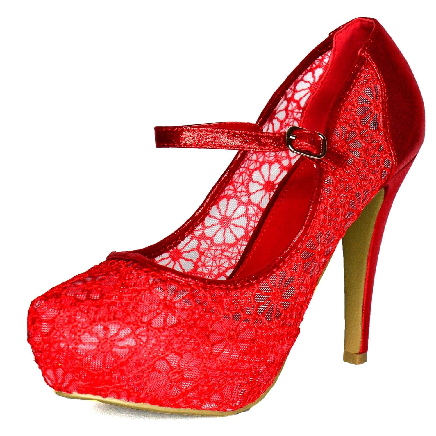 cheap red heels uk