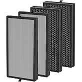 FCFMY 4 Pcs (2 Sets) KF310 True HEPA Filter Replacement Compatible with Kenmore 1500e Series Air Cleaner Purifier PM3020, Part # KF310