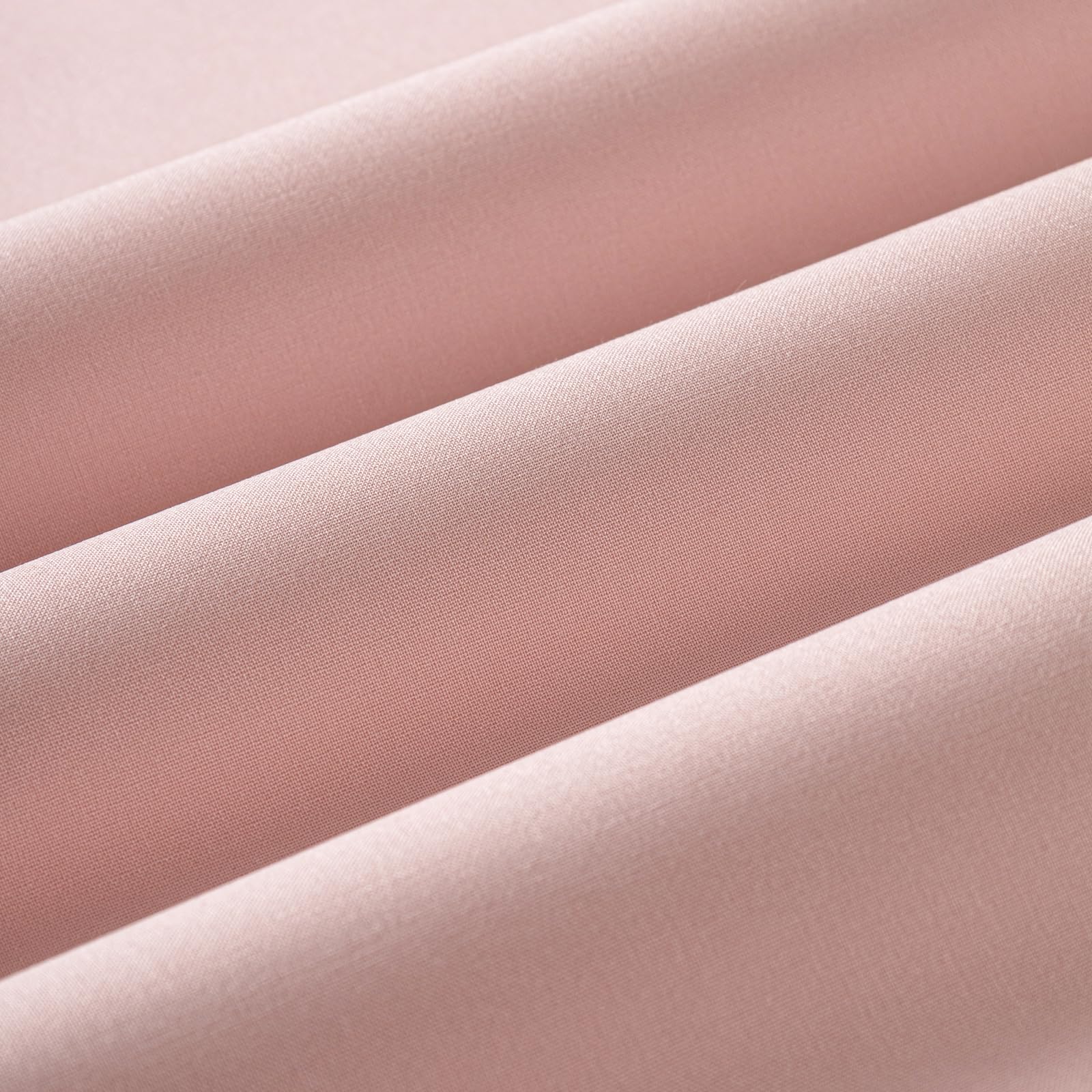 Wooqu Book Cloth, Fabric Surface and Paper Back, Easy to Use, Strong, 17" High x 29" Across, for Book Binding, Light Pink