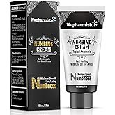 Numbing Cream Maximum Strength: Long Lasting Extra Relief with Menthol Arnica and Emu Oil 60ml