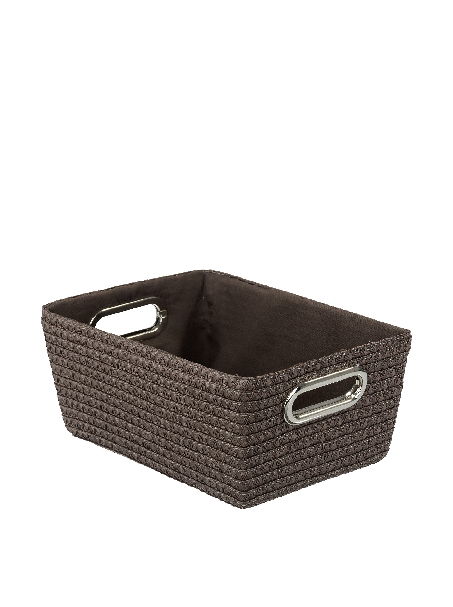 Wenko Storage Basket Brown/Silver One S