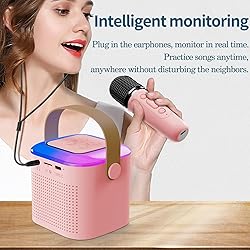 Mini Karaoke Machine for Adults and Kids, Portable