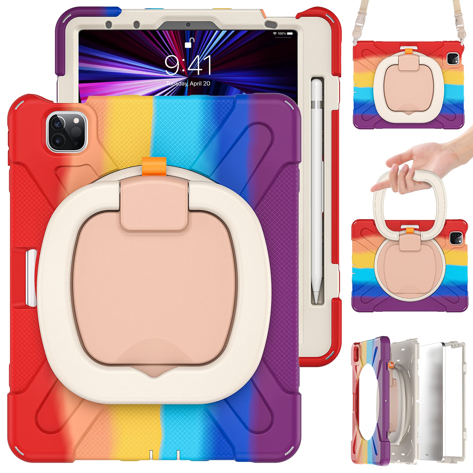 MEEgoodo Case for iPad Pro M2 12.9 Case