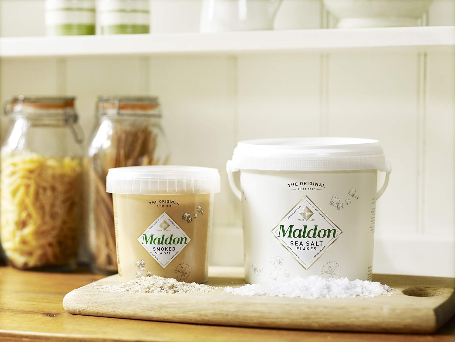 Maldon Sea Salt - Flaky Pyramid-Shaped Cystals : Grocery & Gourmet Food