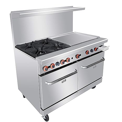 Amazon Com Natural Gas Commercial Range 4 Burners With 36 Inches