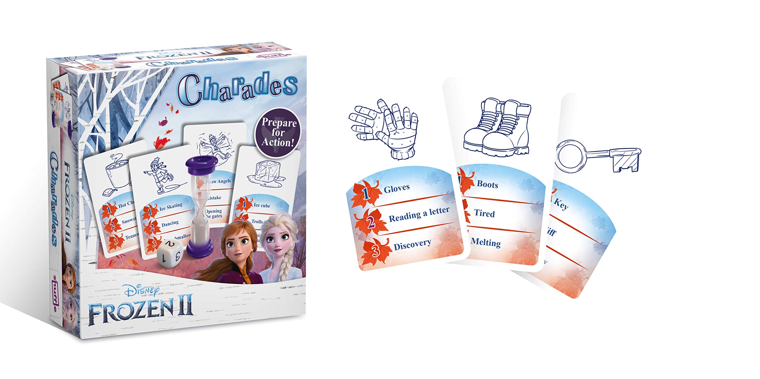 Disney Frozen 2 Charades Card Game for Kids Age 3 Years +