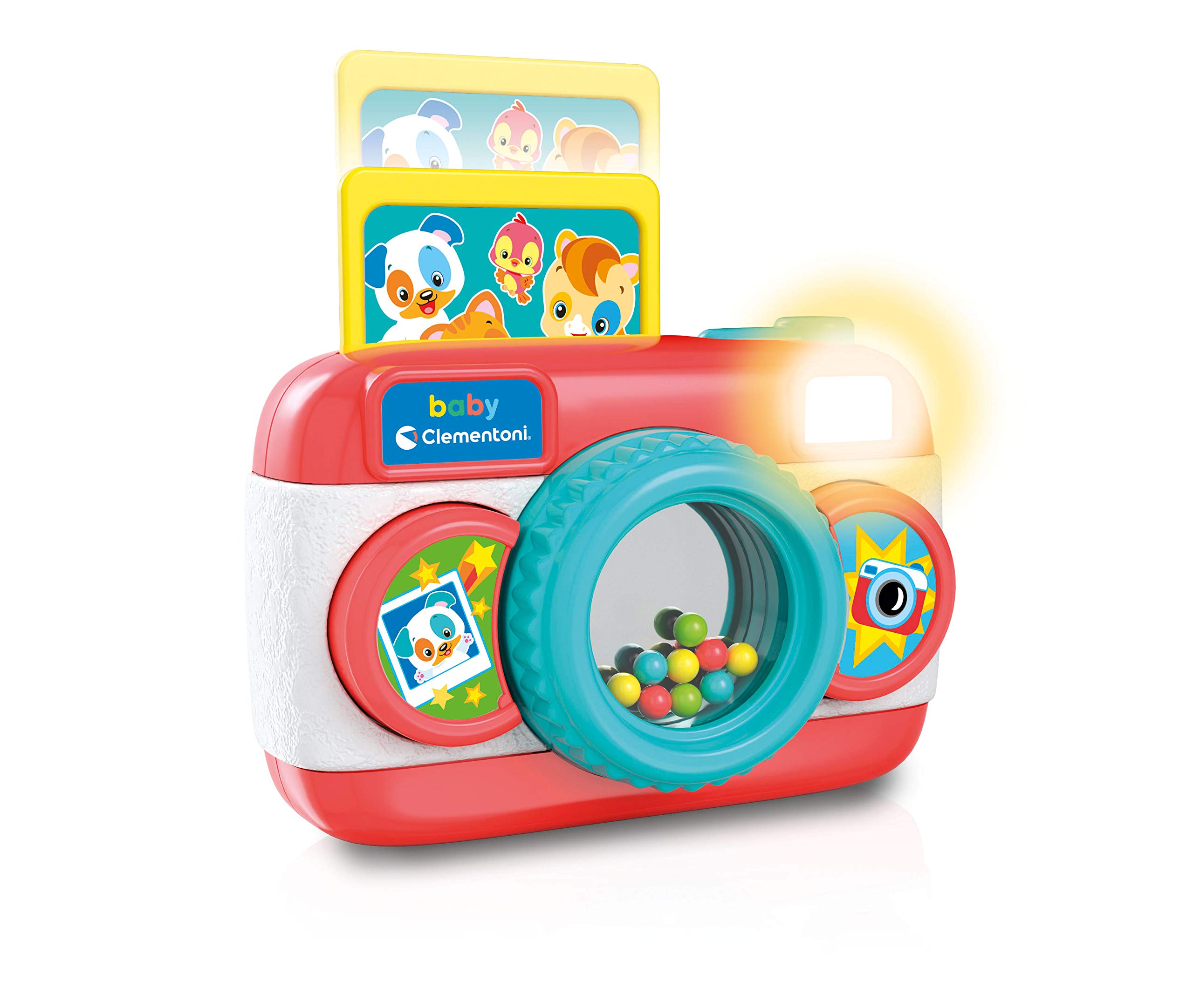 Clementoni Baby Camer, Early Childhood Camera, Electronic Music Game, Activity Centre, Children 9 Months+, Multicoloured, 17440