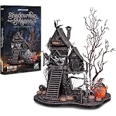Piececool 3D Metal Puzzles for Adult Shadowvale Manor Model Halloween Decor | Metal Model Kit, 150pcs Metal Puzzles, Halloween Decorations, Crafts DIY Building for Adults Men, Christmas Birthday Gifts