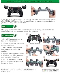 eXtremeRate Replacement D-pad R1 L1 R2 L2 Triggers