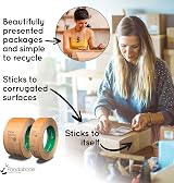 Pandabode Paper Packing Tape 24mm x 50m Recyclable Brown Kraft view 4