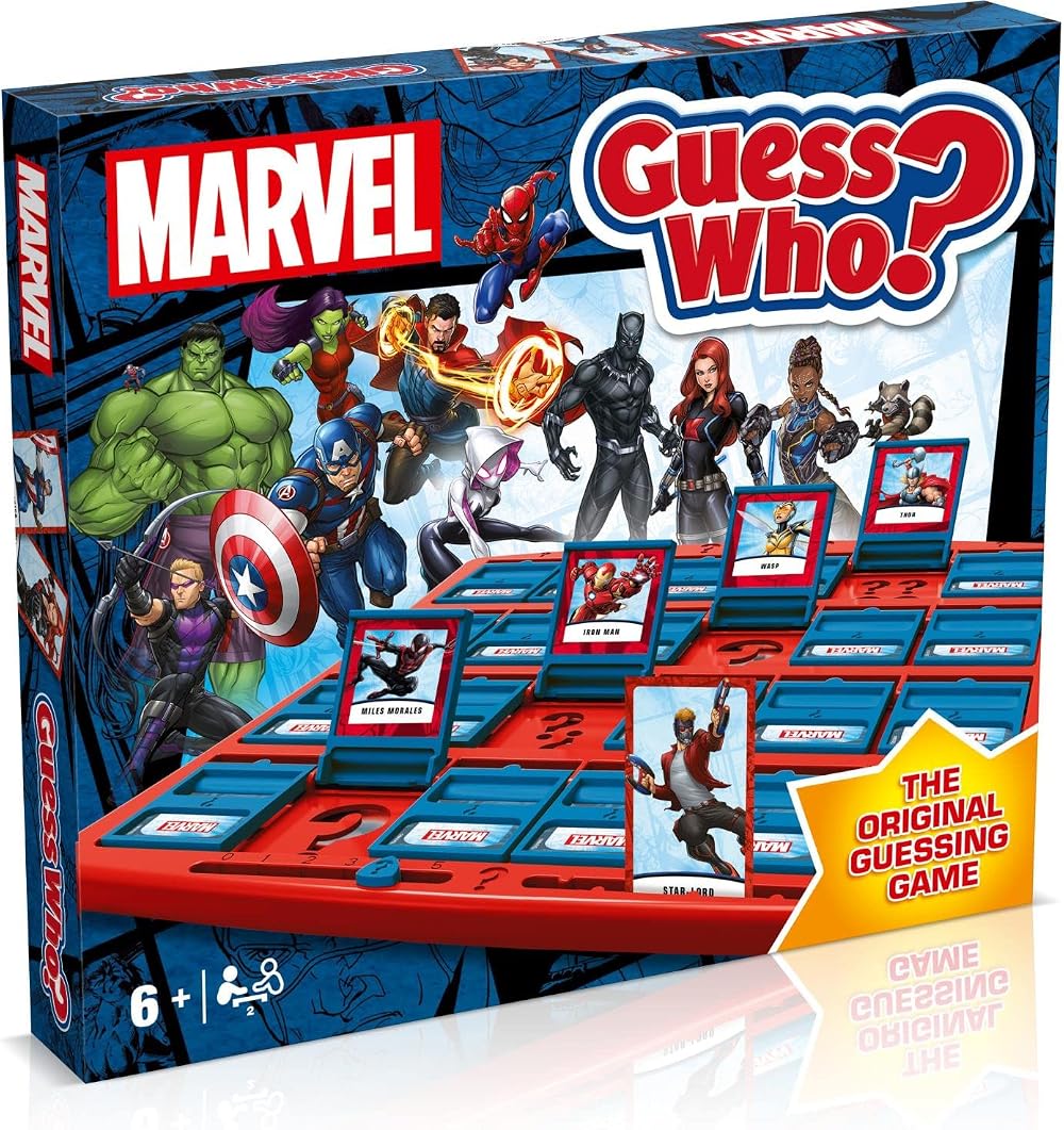 Winning Moves Marvel Guess Who? Board Game The Avengers Guardians Wakanda Ages