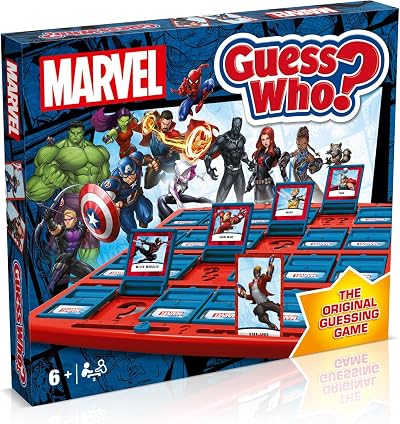 Winning Moves Marvel Guess Who? Board Game The Avengers Guardians Wakanda Ages