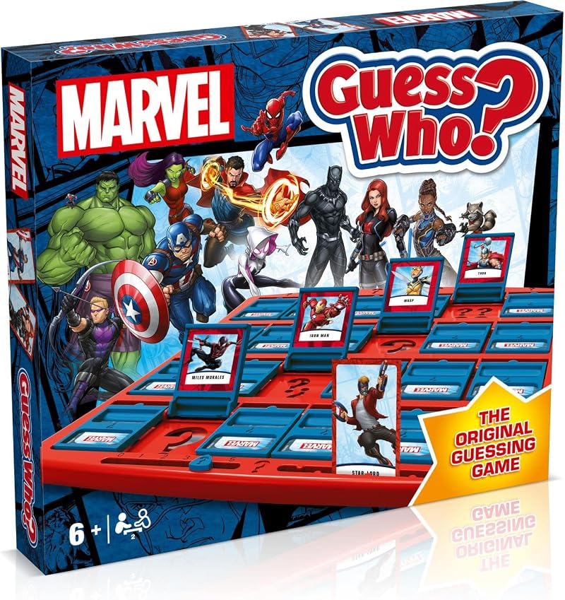 Winning Moves Marvel Guess Who? Board Game The Avengers Guardians Wakanda Ages