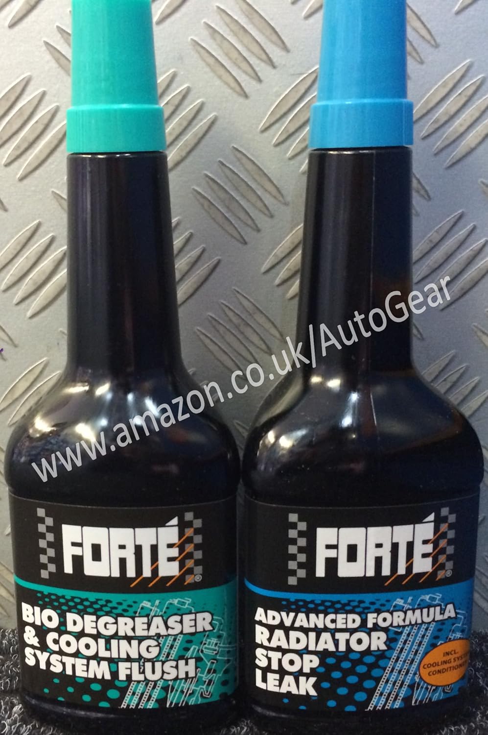 Forte Car Radiator Stop Leak Cooling System Conditioner & Bio Degreaser Cooling System Flush