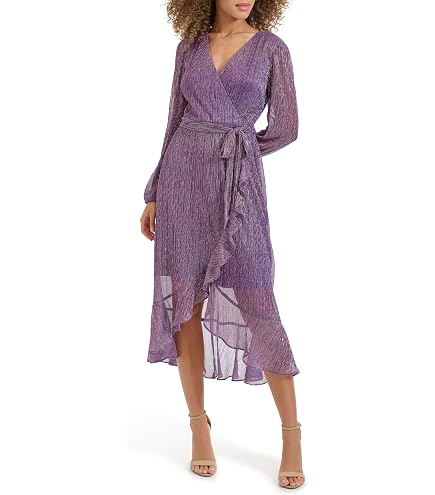 kensie Womens Short Sleeve Smocked Waist Midi Dress : Ropa, Zapatos y Joyería