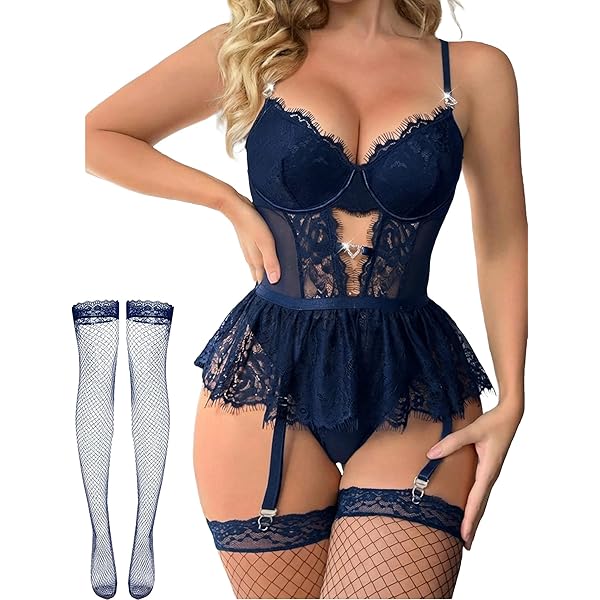 Mesmerize Mesh Bodysuit - Women's Lingerie by René Rofé