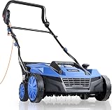 Hyundai 1800W Electric Lawn Scarifier Aerator 230V 380mm 5 Heights 45L view 1