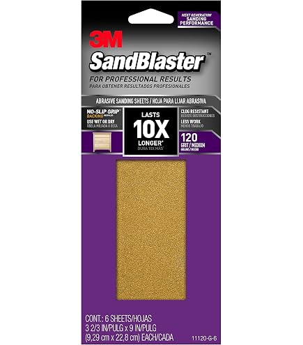 FEUILLES DE PAPIER ABRASIF FREE-CUT 3M - 50 PCS