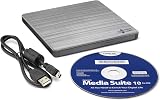 LG Hitachi GP60 External DVD Drive Burner Writer Player Slim USB 2.0 Silver view 3