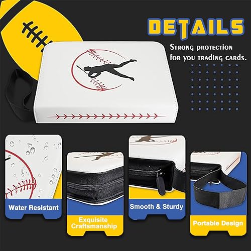 basketball trading card binder Basketball Card Binder with Sleeves 900 Pocket, Boston Basketball Card Holder
