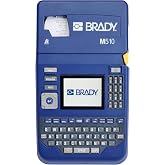 Brady M510 Portable Industrial Label Printer Kit with Carrying Case, Label Cartridge, Rechargeable Battery and Charger, 3.75" H x 5.75" W x 10" D