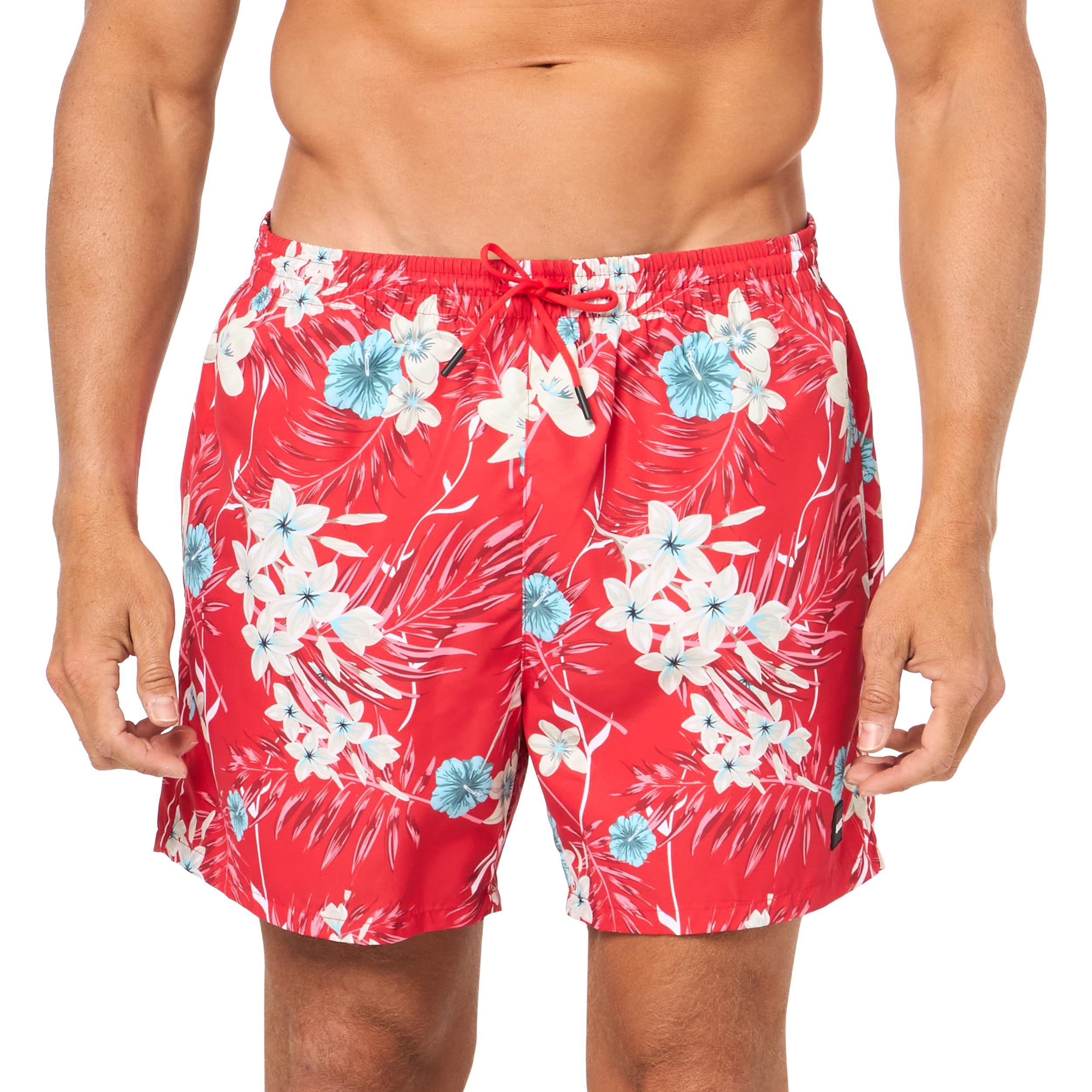 BOSS Piranha Swim Trunks Lava Red