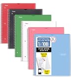 Amazon.com: Five Star Spiral Notebook + Study App, 1 Subject