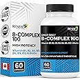 RENEW ACTIVES Vitamin B Complex 100 – Daily B1, B2, B3, B5, B6 & B12 600MCG per Serving for Energy, Red Blood Cell Formation,