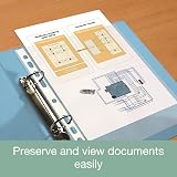 SUMMIT A4 Punched Pockets 500 Clear Sleeves Reinforced Multi-Punched Spine 40 view 5