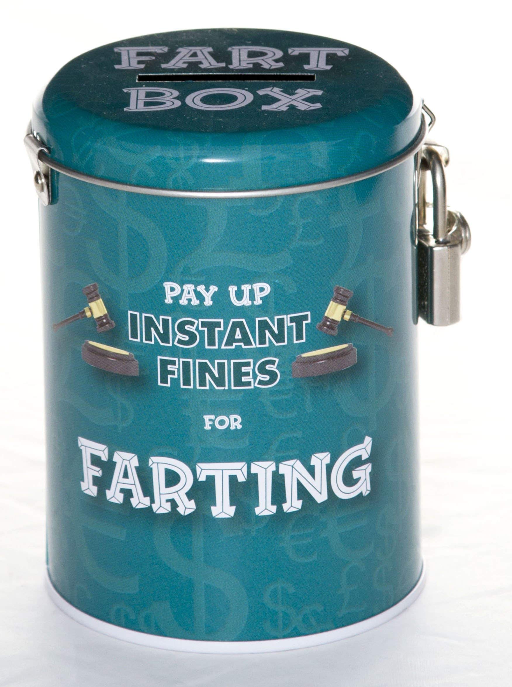 Boxer Gifts Farting Fines Tin – Funny Gifts For Men Husband Boyfriend – Novelty Dad Father’s Day – Secret Santa Christmas Stocking Filler Present