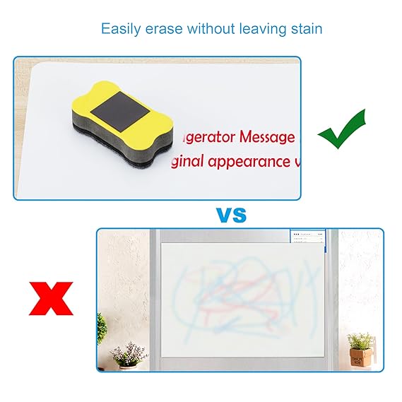 Aluan - Tablero magnético de borrado en seco para nevera, armario ...