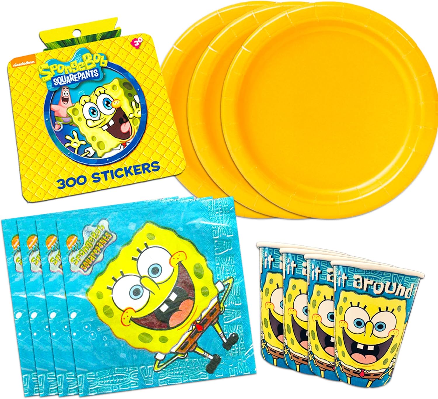 Amazon Com Spongebob Squarepants Party Supplies Set Birthday