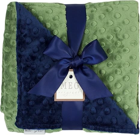 sage green baby blanket