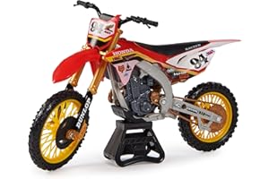 Supercross, Authentic Ken Roczen 1:10 Scale Collector Die-Cast Toy Motorcycle Replica with Race Stand, for Collectors and Kid