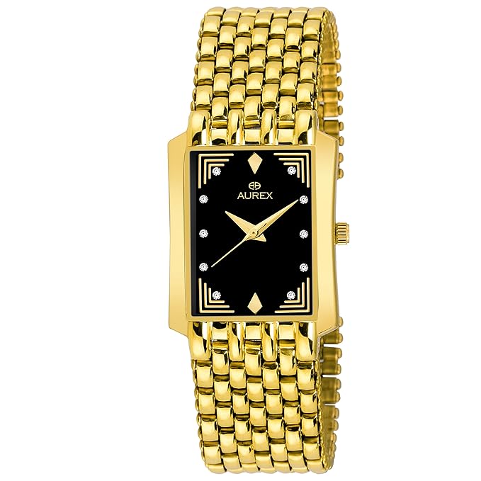 Awesome Analog Black Dial Mens and Boys Watch (AX-GSQ127-BKG)