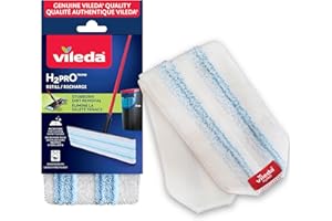 Vileda Genuine H2prO Microfibre Mop Head Replacement Refill | Washable & Reusable